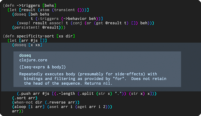 lighttable code folding